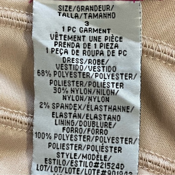 MORGAN & CO Lace Nude Prom Special Occasion Dress Halter-neck - Picture 15 of 15